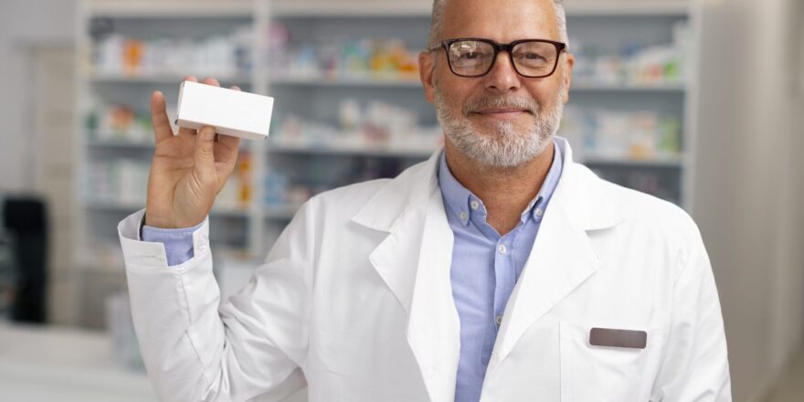 old white pharmacist